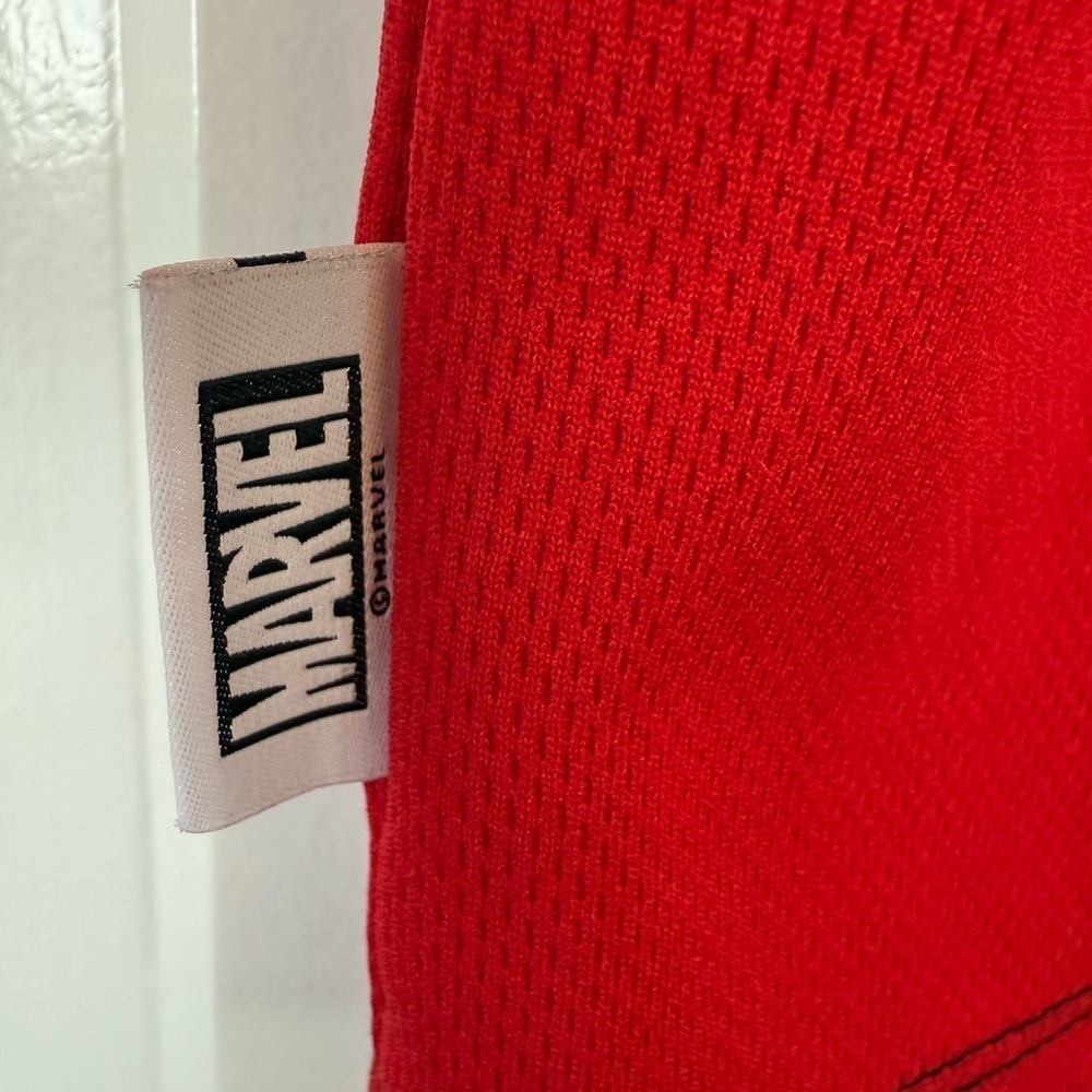 Marvel Disney Our Universe Red and Black Baseball Jersey Size XS - Picture 10 of 12
